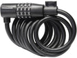 Trelock SK108 Spiral Cable Lock Code 180 8mm schwarz