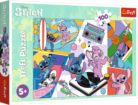 Trefl Puzzle Lilo Stitch Erinnerungen – Disney Puzzle 100 Teile.