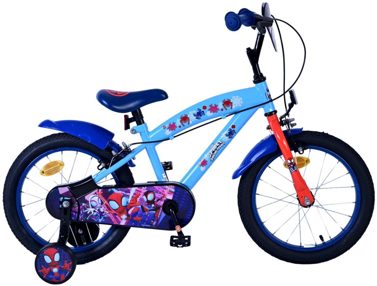 Spidey und seine erstaunlichen Freunde Spidey Kinderbike - Jungen - 16 Zoll - Blau - Zwei Handbremsen