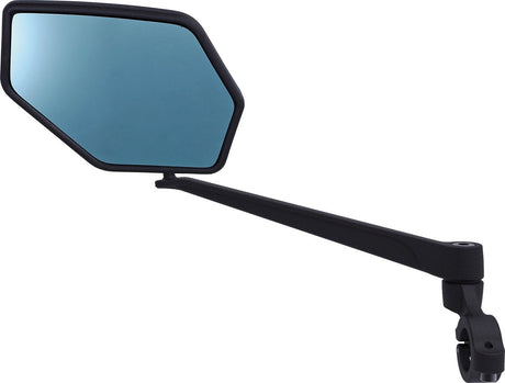 Bbb Cycling E-View Clamp Mount Fahrradspiegel E-Bike links - Montage am Lenker - Rückspiegel - mehrfach verstellbar - zertifiziert für Speed ​​Pedelec und Elektrofahrrad - bbm-02