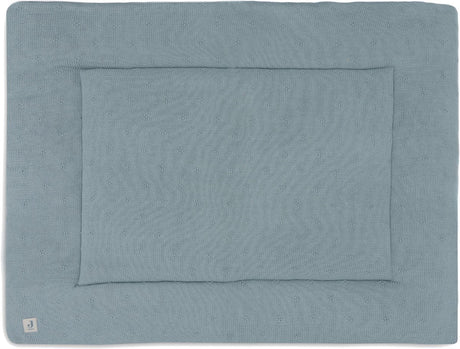 Jollein - boxkleed 75x95cm - speelkleed baby - cosy knit sea green