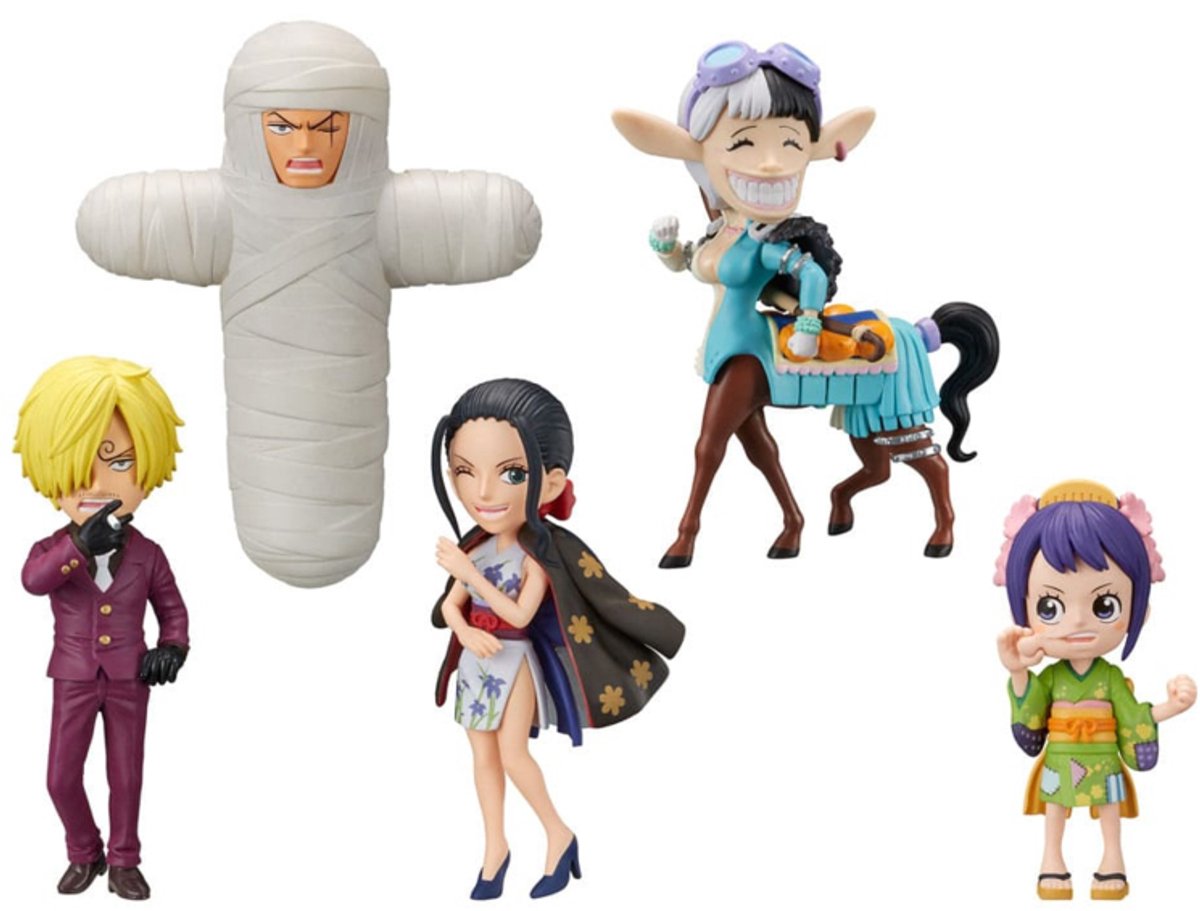 Banpresto One Piece WCF Minifiguren 7 cm Wanokuni Onigashima 5 Display (12)