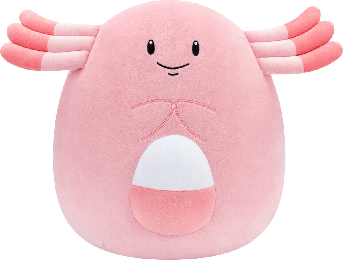 Squishmallows Pokémon Kuscheltier Plüsch – Chansey, 25 cm