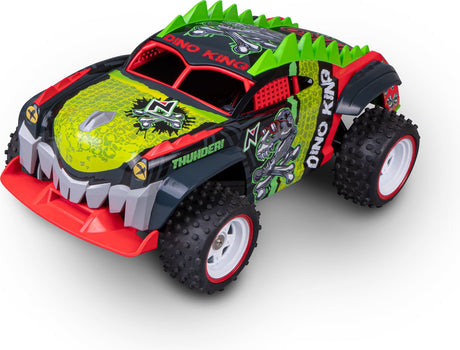 Nikko RC Car Dino Truck – steuerbares Auto für drinnen und draußen – 4WD Offroad-Amphibienfahrzeug – inklusive USB-Akku + Ladegerät – 14 km/h – ab 6 Jahren