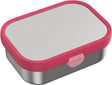 Mepal rvs bento lunchbox campus - 750 ml - broodtrommel met vakjes voor kinderen - geschikt voor 4 boterhammen - lunchbox rvs - cool pink