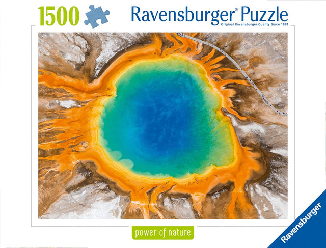 Ravensburger yellowstone national park - grand prismatic spring legpuzzel - 500 stukjes