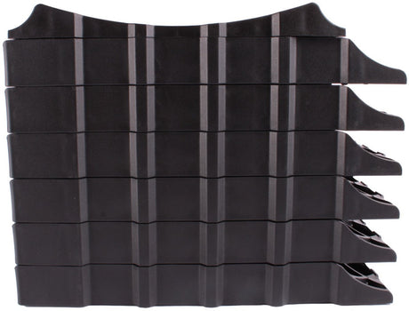 Milenco Stacka Level – 6 Stück – Schwarz