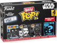 Funko star wars - bitty pop! 4-pack darth vader 2,5 cm verzamelfiguur - multicolours