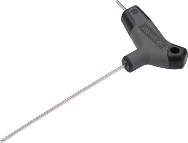 Bbb cycling hex-t 6 mm - inbussleutel met t-hendel - professioneel fietsgereedschap - ergonomisch - kogelkop - btl-45