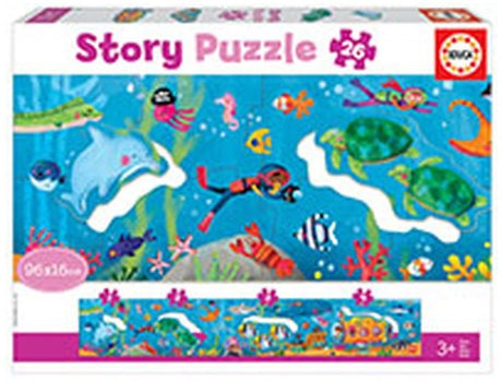 Educa - Puzzle - 26 Teile - U-Boot-Welt