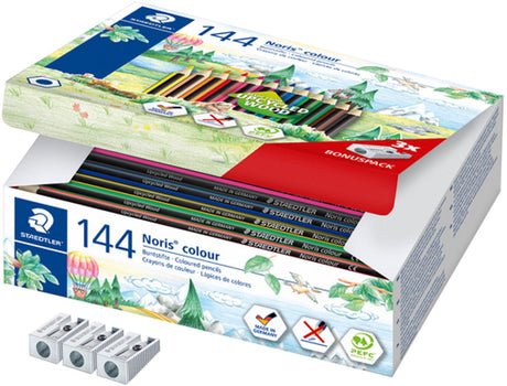 Staedtler Noris Color Buntstift-Klassenpaket 144-tlg