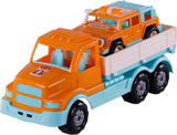 Cavallino XL Torpedo -LKW mit Überleben Jeep Oranje, 44,5 cm
