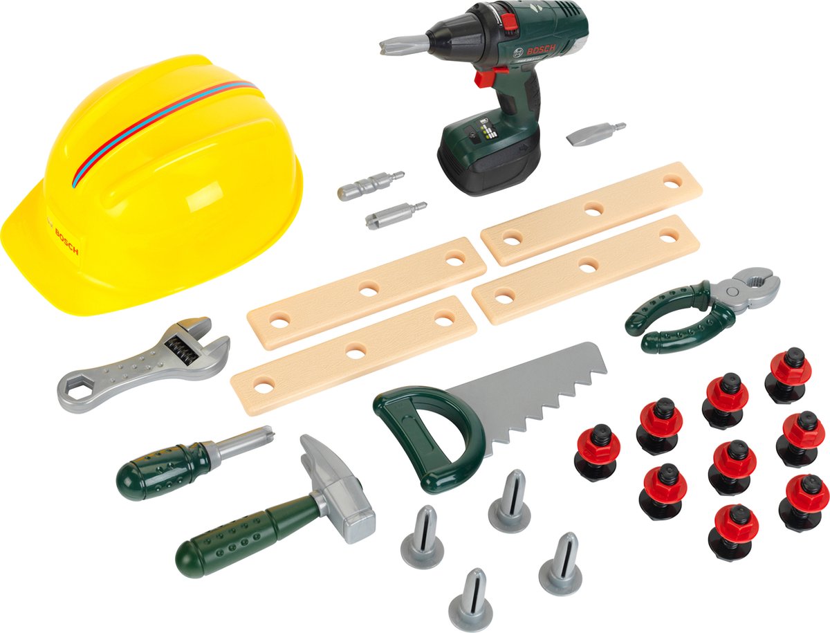 Klein toys bosch 36-delige werkplaatsset - incl. licht- en geluidseffecten