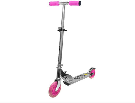 Alert Kinderroller Aluminium Pink – verstellbar und faltbar.