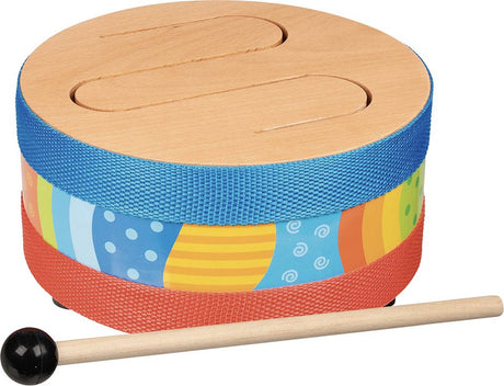 Goki Spielzeuginstrument - Trommel - Holz - 3 Jahre