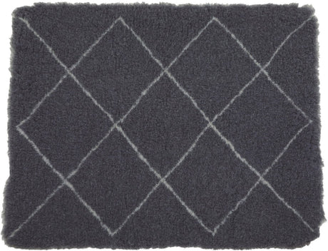 Zolux Berber-Tierbett, recycelt, Grau – 75 x 95 cm