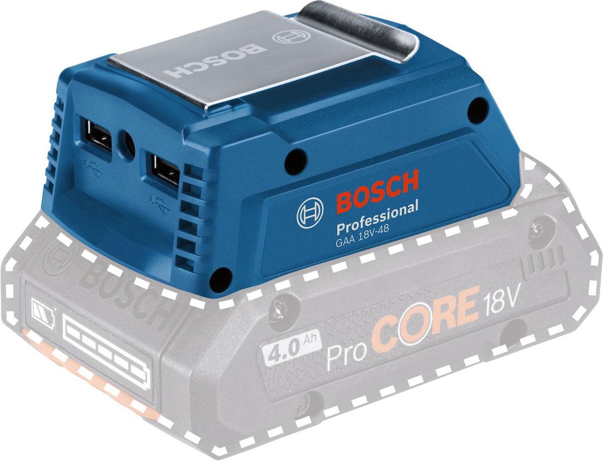Bosch professional gaa 18v-48 usb-oplaadadapter - 06188000l6