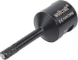 Wolfcraft – Diamant-Lochsäge – Diamantbohrer – 6 mm – Fliesenbohrer – für Winkelschleifer – 5996000