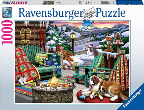 Ravensburger Puzzle 1000 zimowy odpoczynek – Puzzle 1000 Winterruhe