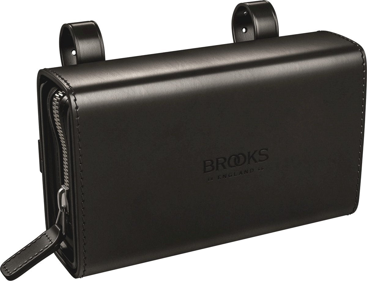 Brooks Satteltasche - Schwarz - D-förmig - Praktische Tasche - H11xB17xT6cm