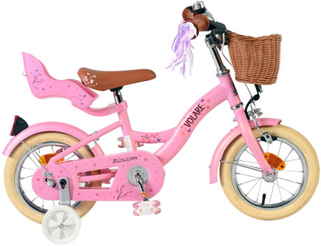 Volare Blossom Children's Bicycle - Mädchen - 12 Zoll - Pink