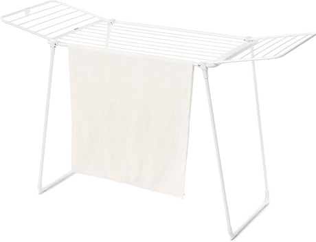 Brabantia Hangon Too Wäscheständer – 18 m – faltbarer Wäscheständer – Weiß