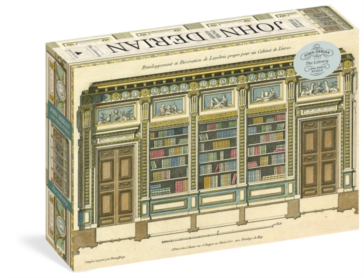 Artisan puzzle - john derian paper goods: the library 1,000-piece puzzle