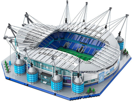 Cada Bricks C66022W Icons Manchester City Stadion XL Bauset | Mega-Fußballstadion | klassisches modulares Gebäude des Schöpfers | Experte Architektur Modellbau | Technisches Lernspielzeug für Erwachsene und Kinder | geeignet für Lego | 4473 Bausteine