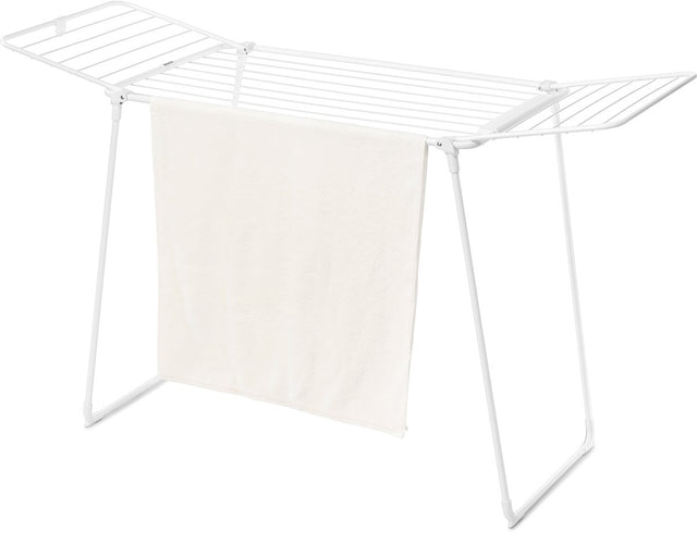 Brabantia Hangon Too Wäscheständer – 18 m – faltbarer Wäscheständer – Weiß