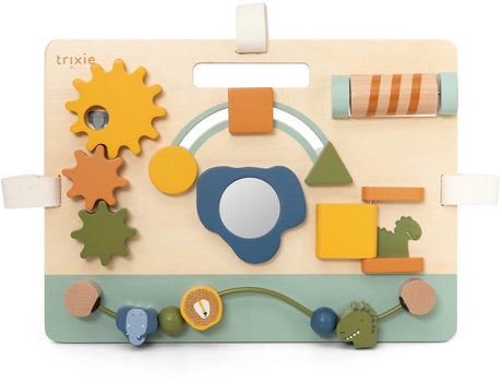 Trixie houten activiteitenpaneel â€“ mrs. elephant â€“ 6m+ â€“ fsc hout- leuk als kraamcadeau