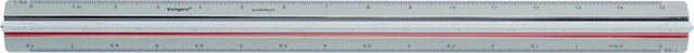 Kangaro Scale Stick Architect - 30 cm - Aluminium - Maßstab 1:20 25 50 75 100 125