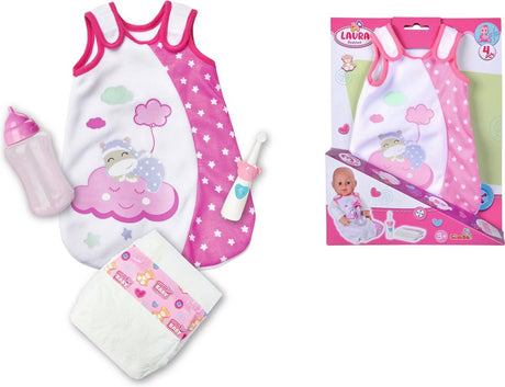 Simba Laura Babypuppen-Schlafset und Zubehör