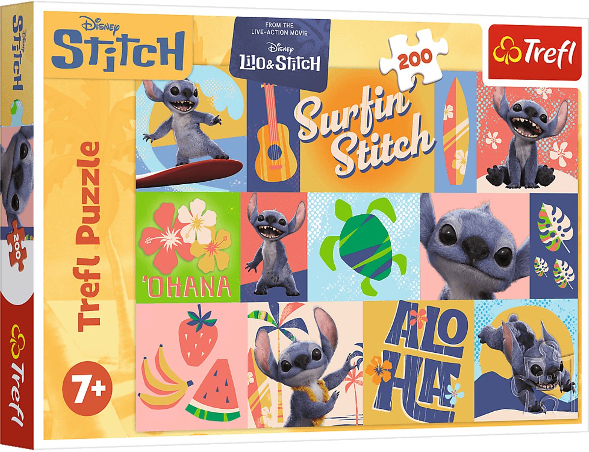 Trefl Puzzle Disney Stitch the Movie – 200 Teile – Hawaii-Abenteuer.