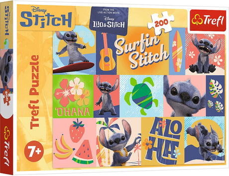 Trefl Puzzle Disney Stitch the Movie – 200 Teile – Hawaii-Abenteuer.