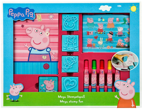 Undercover Mega Stempel und Farbset Peppa Pig