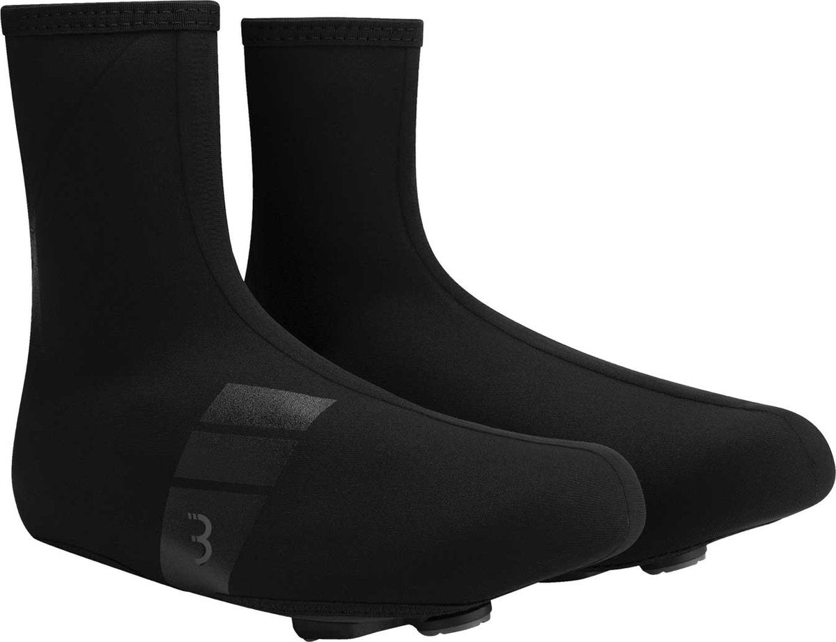 Bbb cycling heavyduty fiets overschoenen wielrennen mountainbike - overschoenen fiets - thermo en waterafstotend - zwart - maat 47 48 - bws-02b