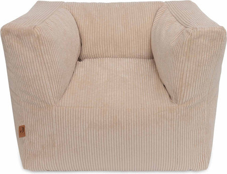 Jollein - Kindersessel - Cord - Natur - Kindersitzsack - 1 bis 4 Jahre