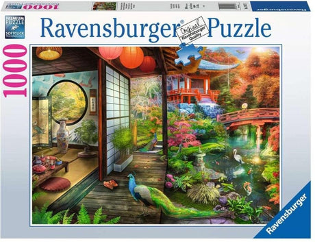 Ravensburger Puzzle Teehaus im japanischen Garten 1000 Teile