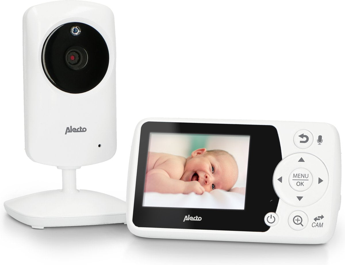 Alecto dvm-64 - baby monitor with camera - temperature display - white