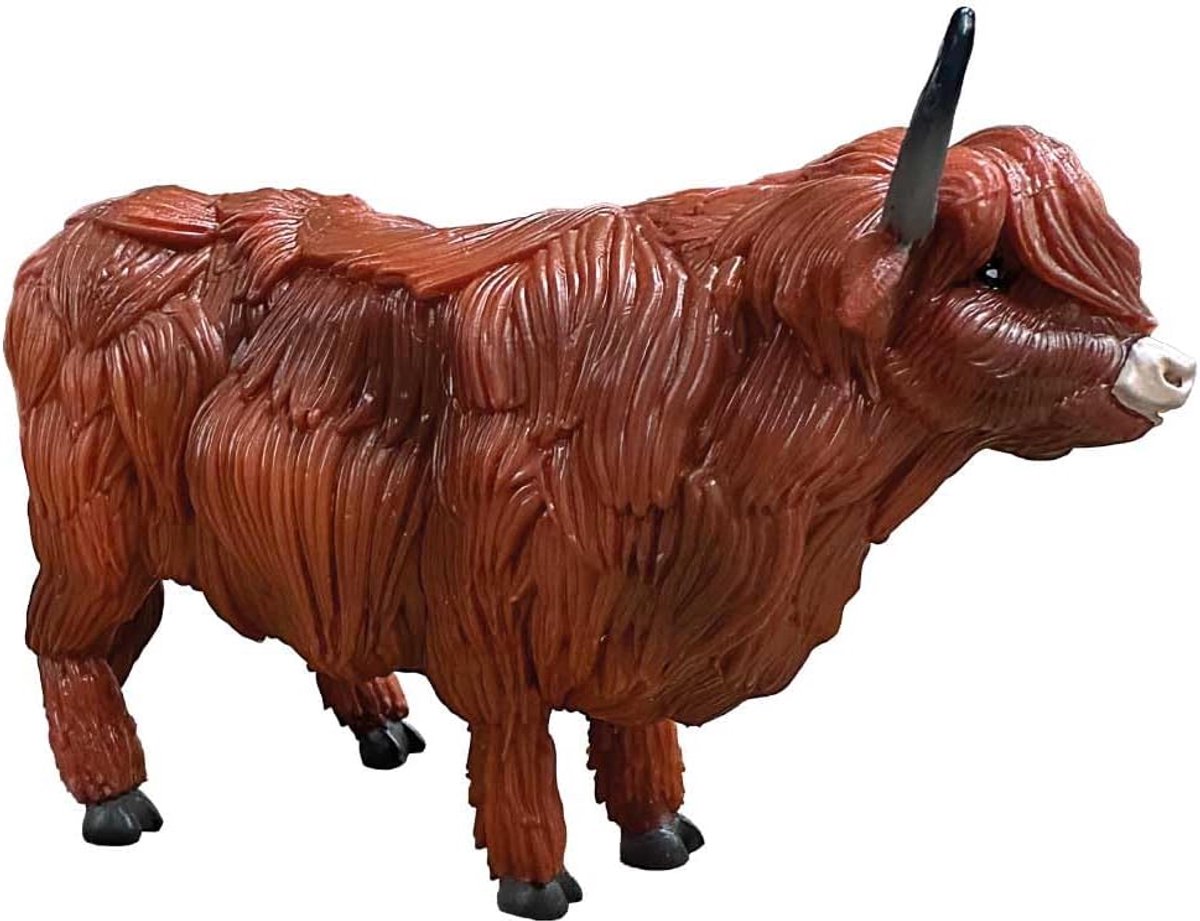 Bullyland 62445 – Spiel- und Sammelfigur Highlander-Kuh – ca. 9,5 cm – lebensechte und detaillierte Gestaltung – ideal als lehrreiche Spielfigur und kleines Geschenk für Kinder ab 3 Jahren.