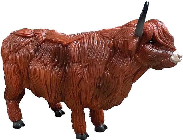 Bullyland 62445 – Spiel- und Sammelfigur Highlander-Kuh – ca. 9,5 cm – lebensechte und detaillierte Gestaltung – ideal als lehrreiche Spielfigur und kleines Geschenk für Kinder ab 3 Jahren.