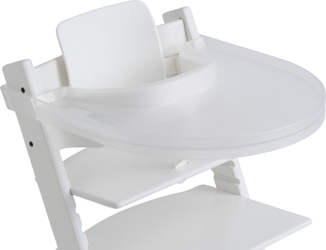Spieltablett – Tischplatte für Stokke Tripp Trapp – Esstablett – mit Riemen – transparent