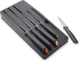 Joseph joseph store messenset in houder, set van 5 stuks, japans rvs - | elevate