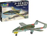Revell modelbouwpakket vliegtuigen - 03761 focke-wulf tl jäger flitzer wwii - p-series - duits straaljager plastic - 1:72 - modelbouw