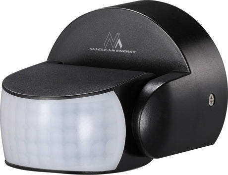 Maclean – PIR-Bewegungsmelder Infrarot – IP65 – Schwarz – Reichweite 12 m – 600 1200 W – mce468 b
