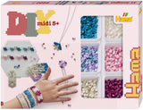 Markenloses Sans-Marque-Hama-Midi-Bügelperlen-Set, Aktivitätsbox, 11 Designs (2400 Stk.)