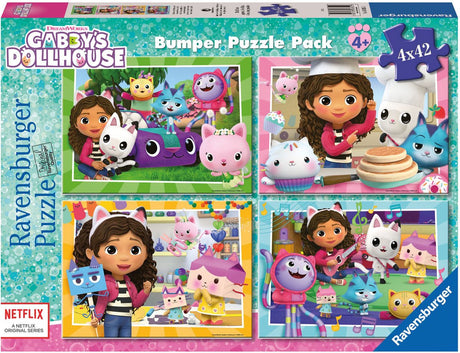Puzzle Gabbys Puppenhaus 4 x 42 Teile