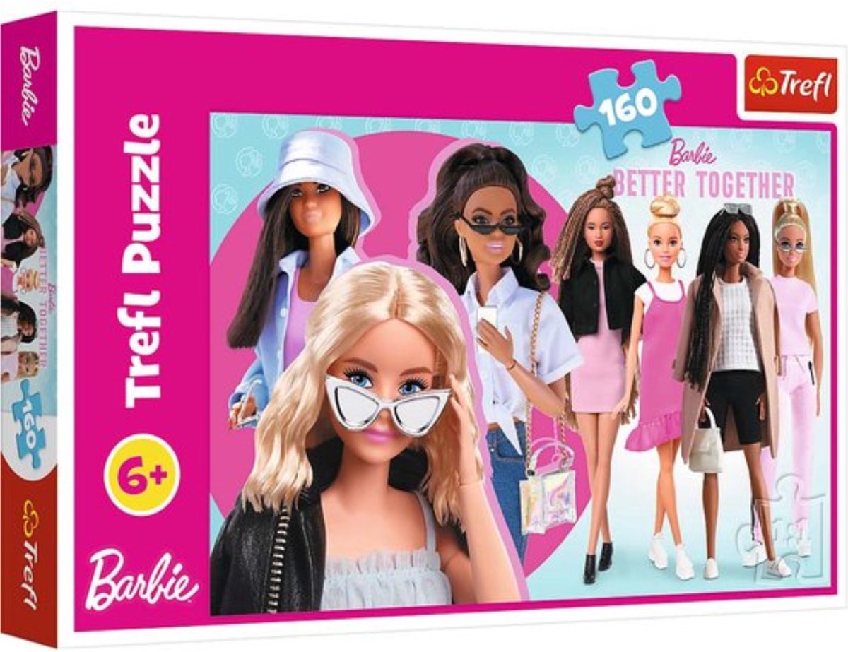 Trefl Puzzle Barbie 160 Teile – buntes Puzzle für Kinder.