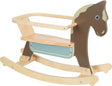Small Foot - Schaukelpferd mit braunem Sitz