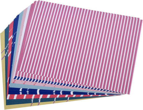 Koopman Bastelkarton A4 mehrfarbiger Karton 56 Blatt kreatives Basteln.